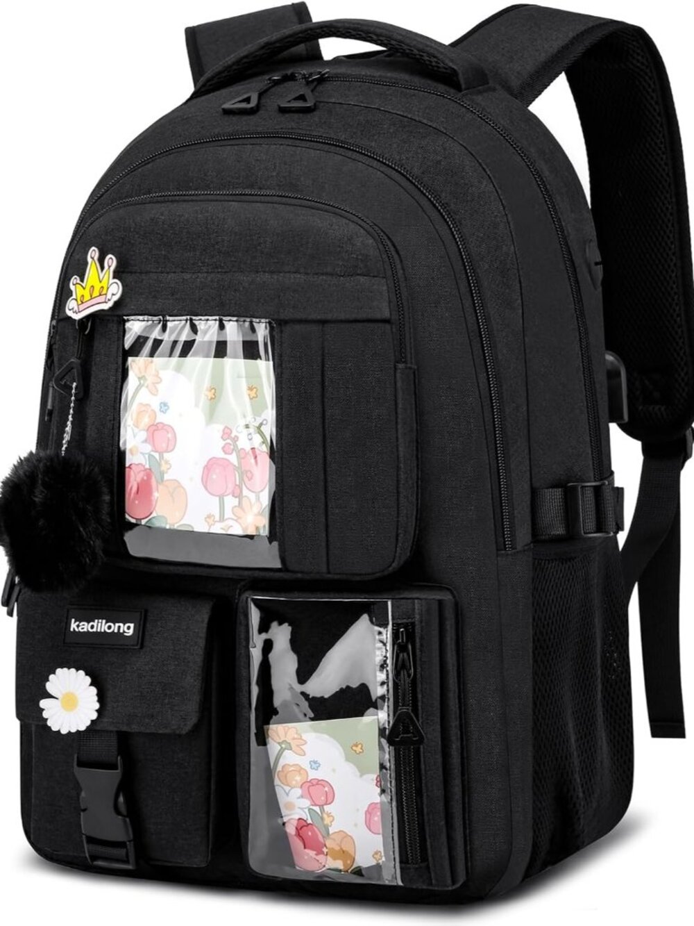 School Backpacks For Teen Girls Bookbag For Middle School College Students, Cute